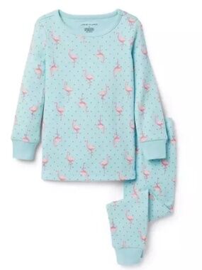 Janie and Jack Flamingo Pajamas